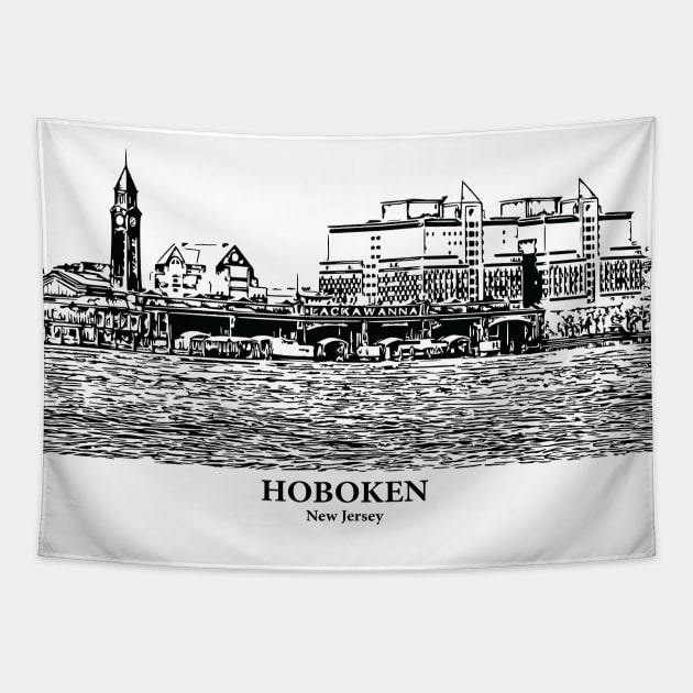 Hoboken - New Jersey Tapestry by Lakeric