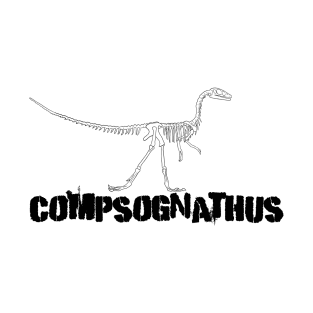Dinosaurier Fossil Skelett Compsognathus T-Shirt