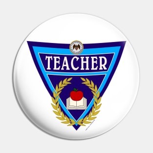 The Teacher Essentials Shield Pin