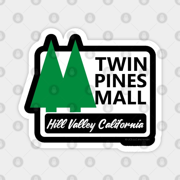 Back to the Future Twin Pines Mall Magnet by Meta Cortex