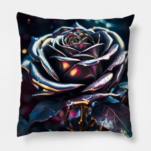 Titanium Rose Pillow