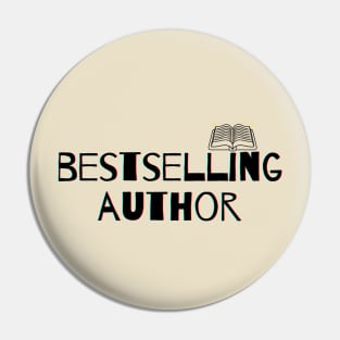 Bestselling Author Pin