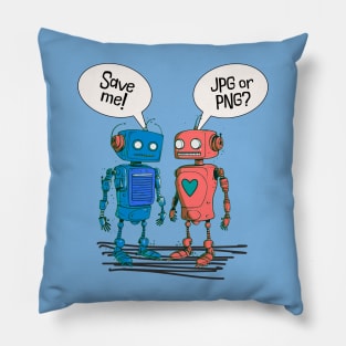 Droid Friends Pillow