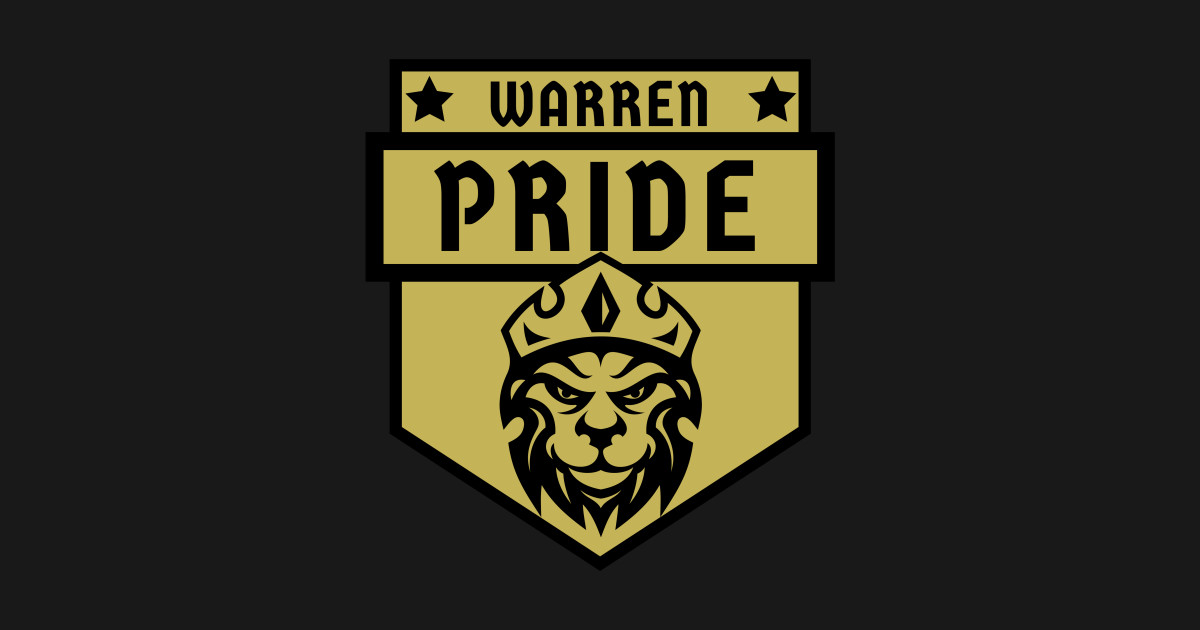 Warren Pride Shield Logo Warren Pride Sticker TeePublic