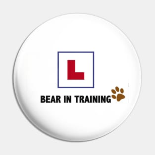 BEAR IN TRAINING (LEARNER) Pin