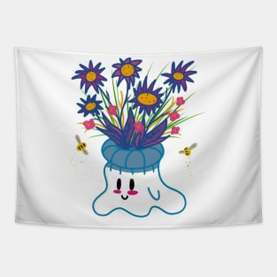 Little Ghost Garden Tapestry