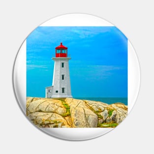 The Solitude of a Lighthouse, Peggy's Cove Pin