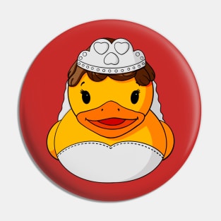 Bride Rubber Duck Pin