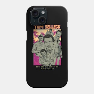 Tom Selleck Aesthetic Tropical Phone Case