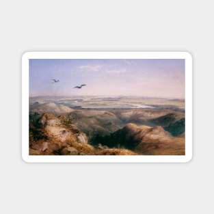 Junction of the Yellowstone and Missouri by Karl Bodmer Magnet