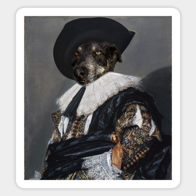 Renaissance Dog Painting Renaissance Art Sticker Teepublic