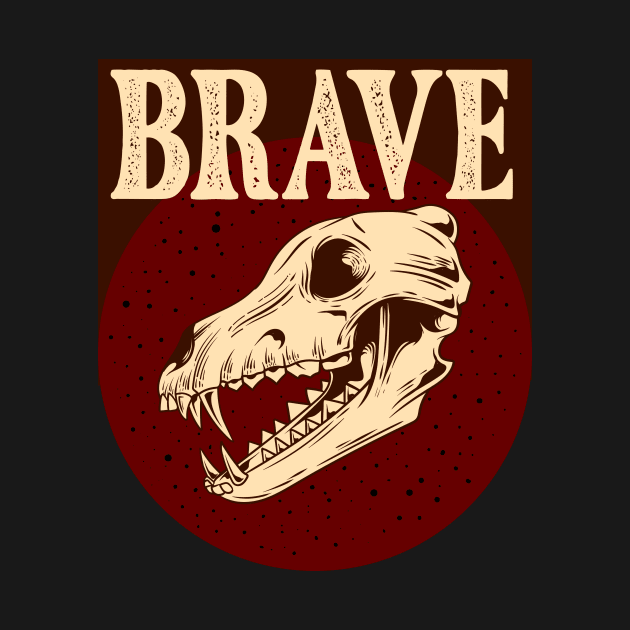 Vintage Skull - Brave 1.2 by Harrisaputra