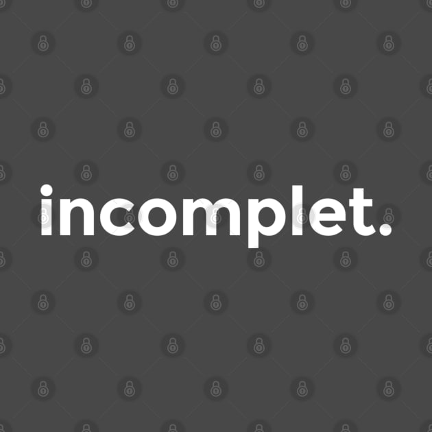 incomplet. by codeWhisperer