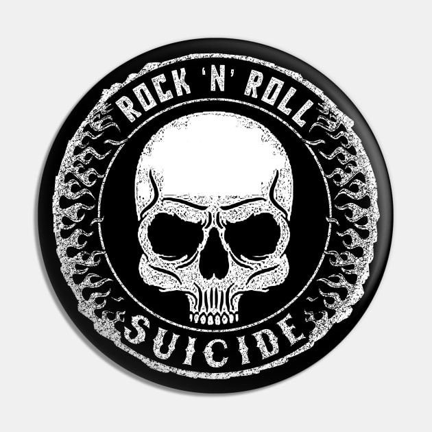 Rock And Roll Suicide Pin by CosmicAngerDesign