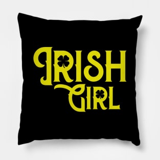 Irish Girl St. Patrick's Day Pillow