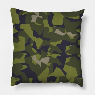 Design camo pattern khaki green Pillow