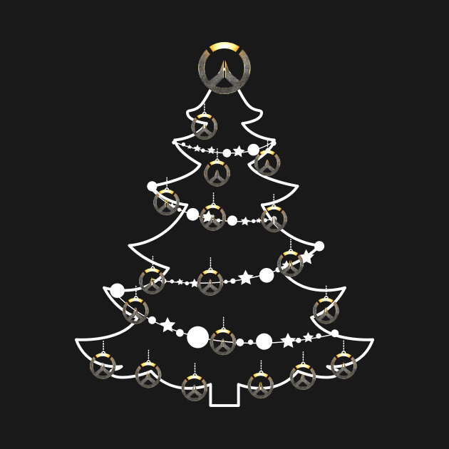 Overwatch Logo Christmas Tree Baubles by Rebus28