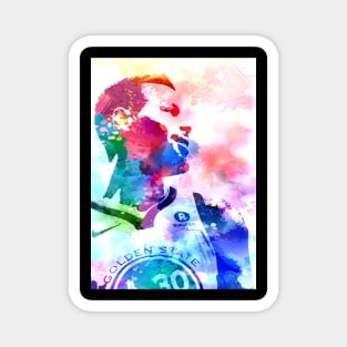 Stephen Curry Watercolor Magnet