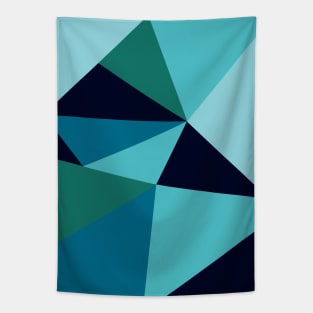 Teal Mosaic Tapestry