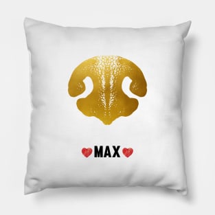 Max Dog Name Pillow