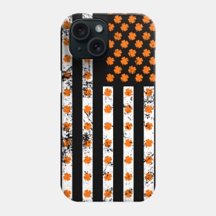 American Shamrock Flag (Orange) Phone Case