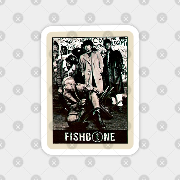 FISHBONE Magnet by My Daily Art