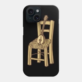 Baglamas resting on Chair Phone Case