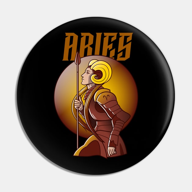 Aries / Zodiac Signs / Horoscope Pin by Redboy