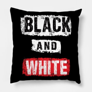 Black and White Pillow