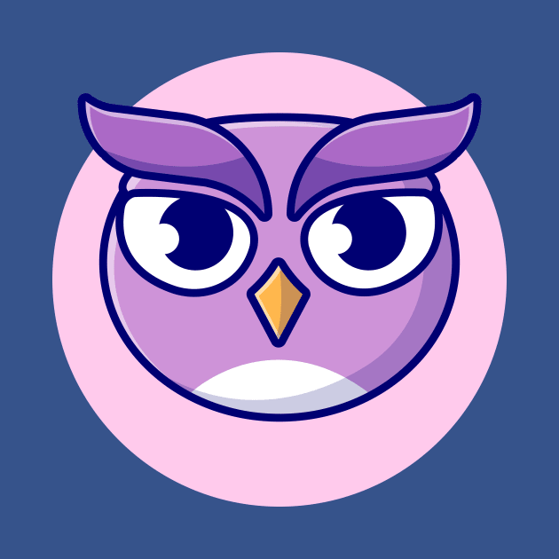 Cute Owl Cartoon Vector Icon Illustration (5) by Catalyst Labs