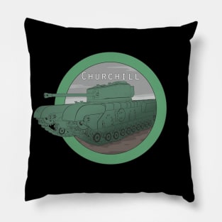 Churchill Heavy Infantry Tank Pillow