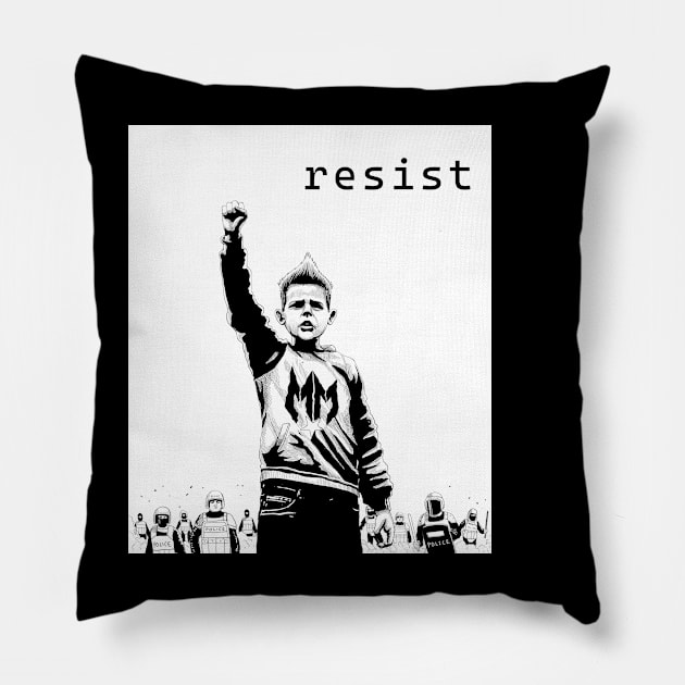 Resist Pillow by CrispytheGhoul