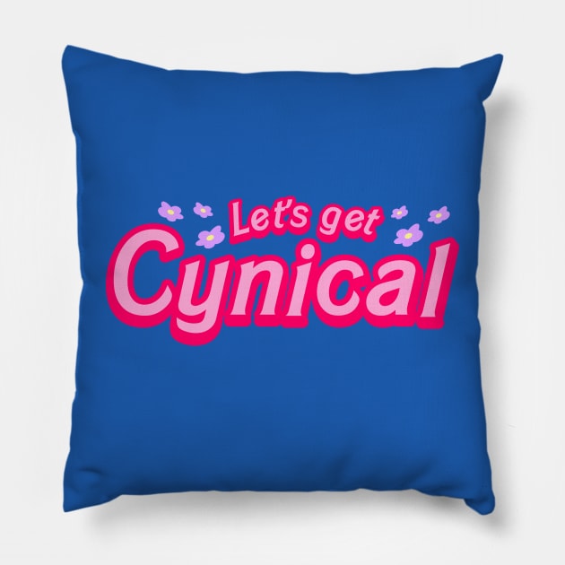 Cynic Pillow by Brunaesmanhott0