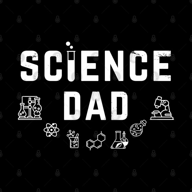 Science Dad Smart Father by OurSimpleArts