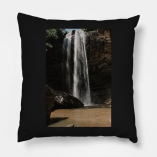 waterfall in the forest Pillow