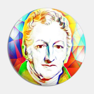 Thomas Robert Malthus Colourful Portrait | Thomas Robert Malthus Artwork 11 Pin