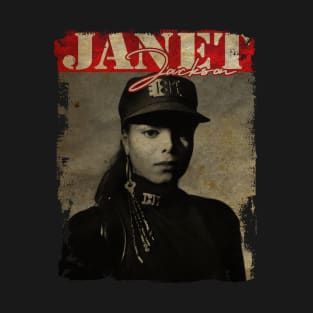 TEXTURE ART- JANET JACKSON 70S 4 T-Shirt