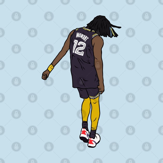 Ja Morant Griddy by rattraptees