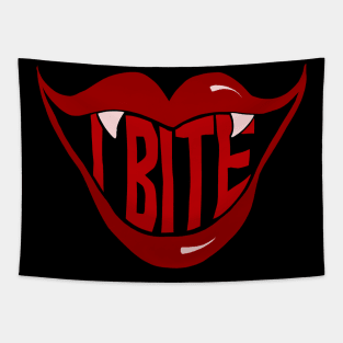 I Bite Tapestry