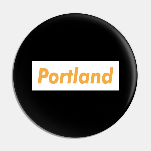 Portland Meat Brown Pin by WE BOUGHT ZOO