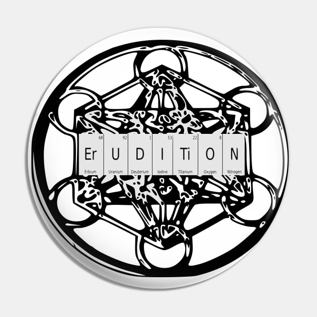 Elemetatrons Cube Pin by Eruditionband