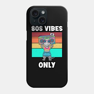 Funny Lizard 80s Vibes Only Phone Case