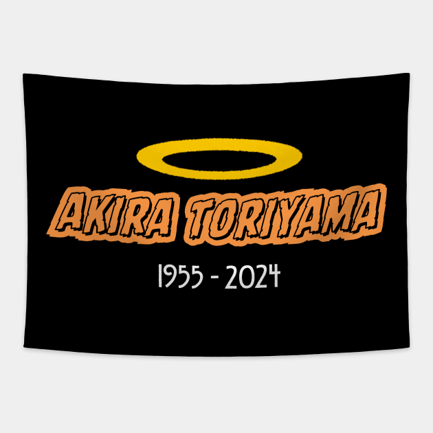 akira toriyama, dragon ball, rip Tapestry by Pattyld