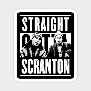 straight outta scranton Magnet