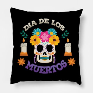 Dia De Los Muertos - Sugar Skull Pillow