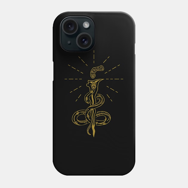 Weapon and Snake Phone Case by ervingutava