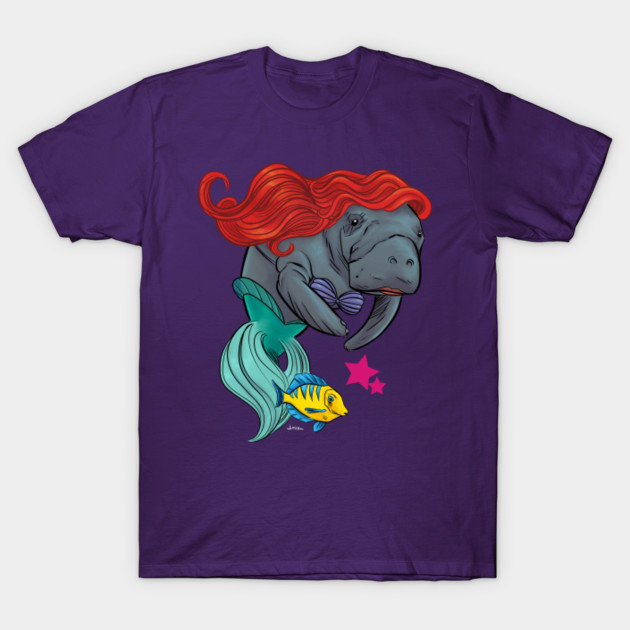 The Little Mermaid Manatee Disney T Shirt Teepublic Uk