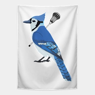 Lacrosse Blue Jay Tapestry