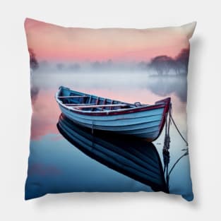 Lake Landscape Meditation Serene Calm Pillow