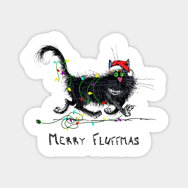 Marry Fluffmas Magnet by SamaraIvory